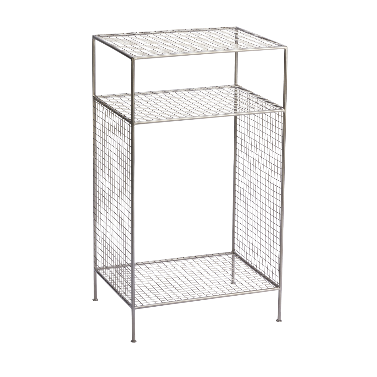 Standing iron shelf