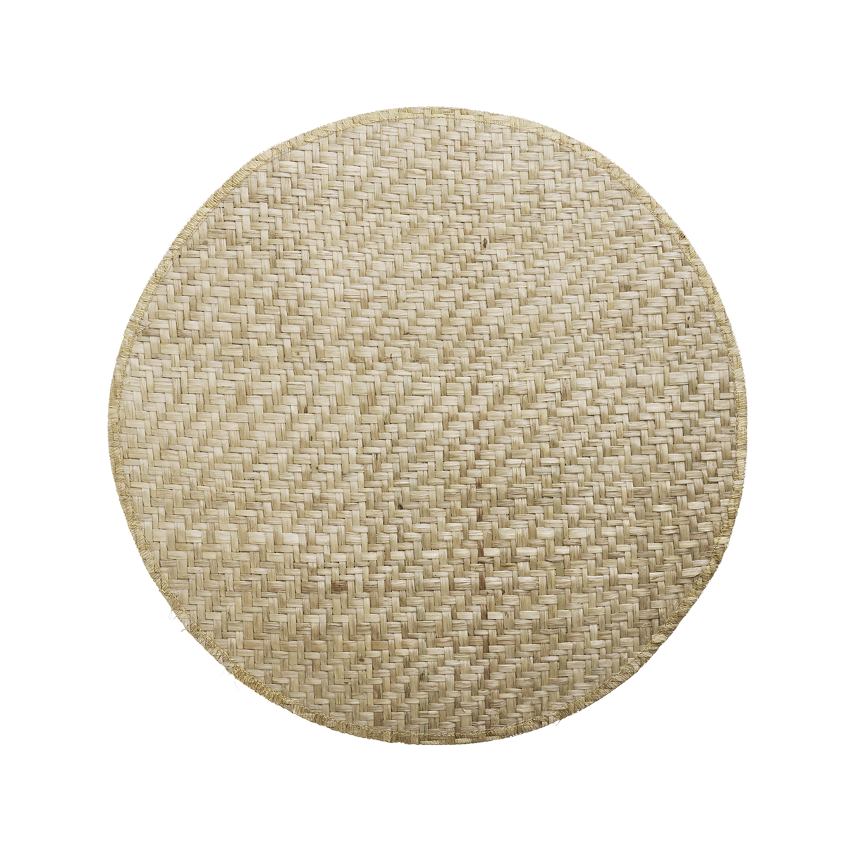 Round seagrass placemat