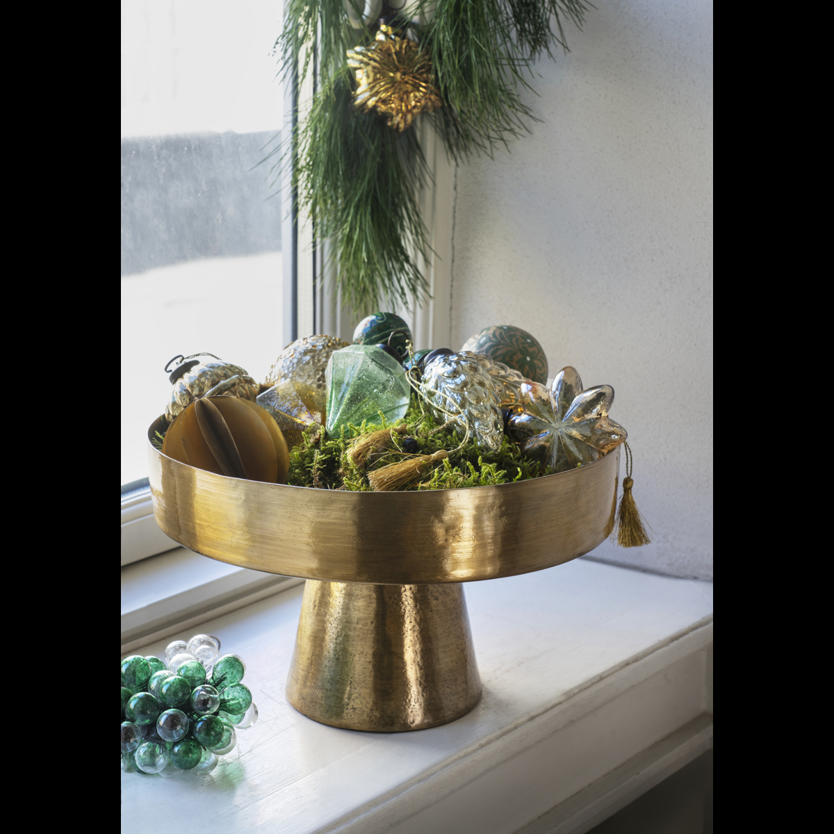 Glass christmas ornament