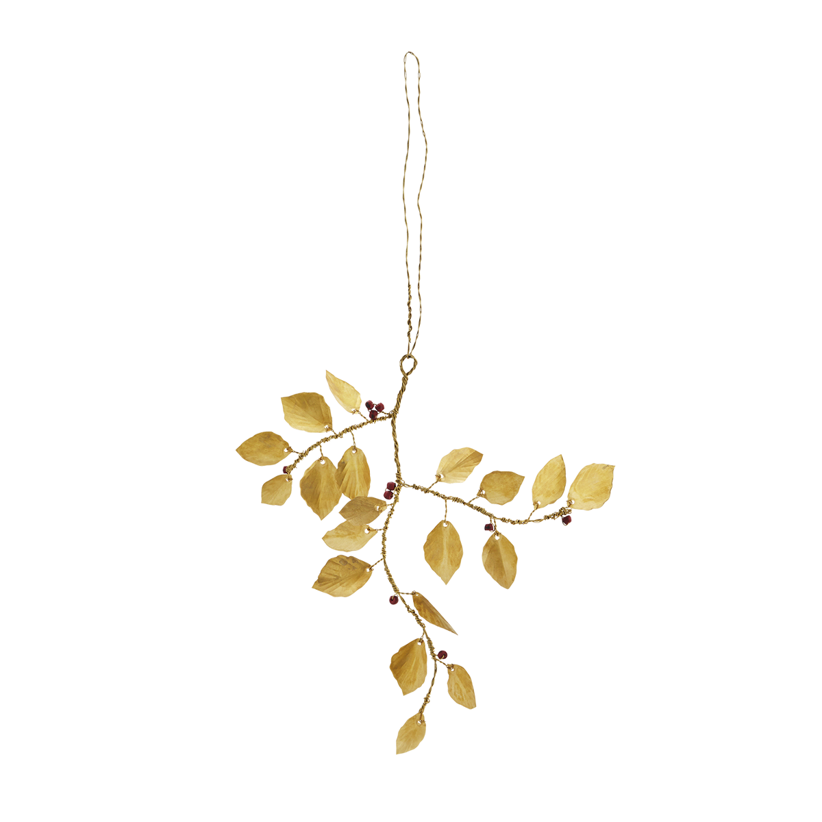 Brass branch w/ beads