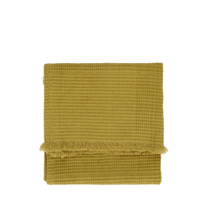 Waffle hand towel w/ fringes