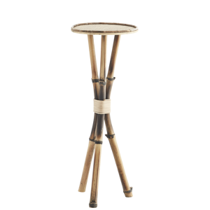Rattan flower stand