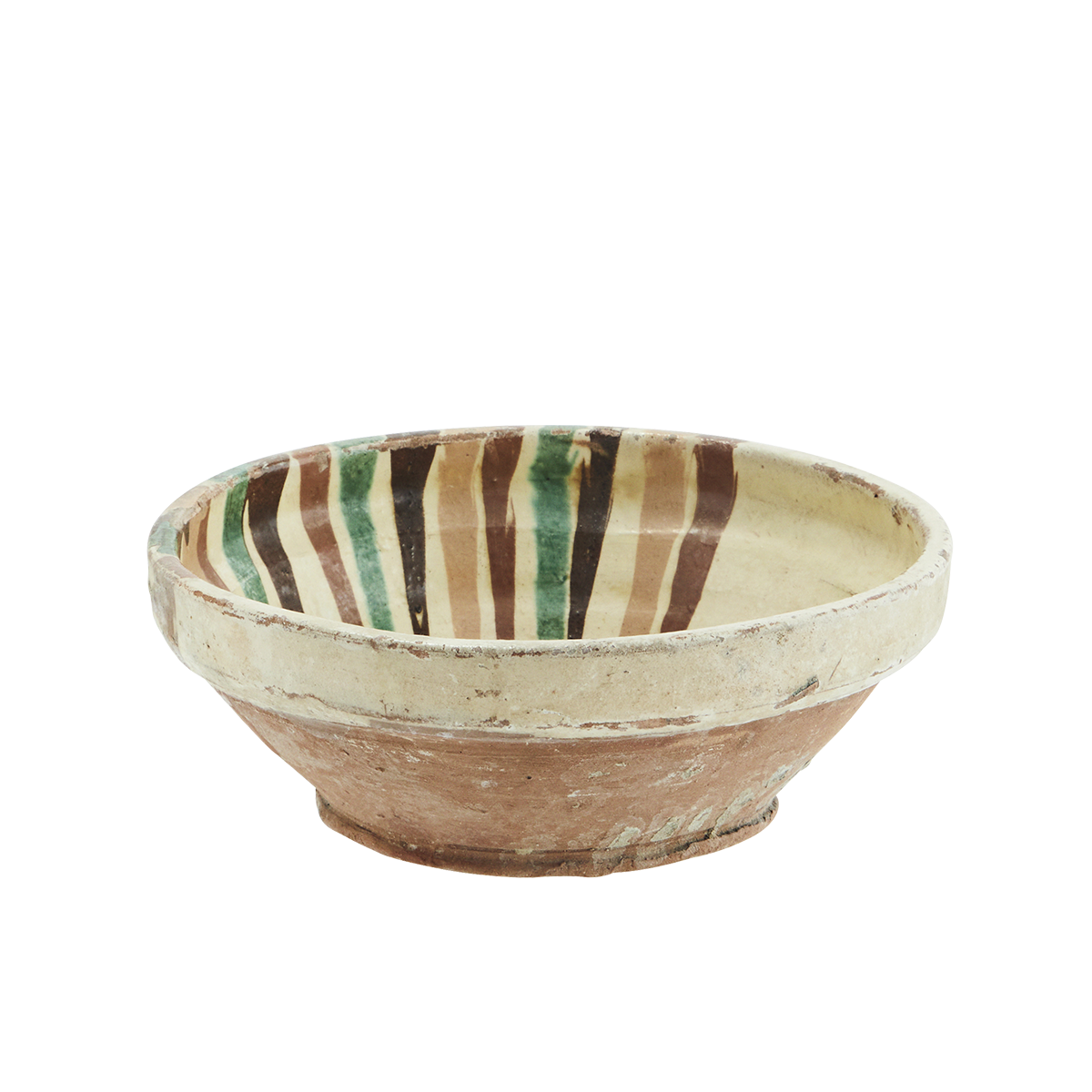 Re-used earthenware bowl