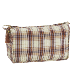 Quilted cotton washbag