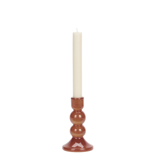 Glass candle holder 