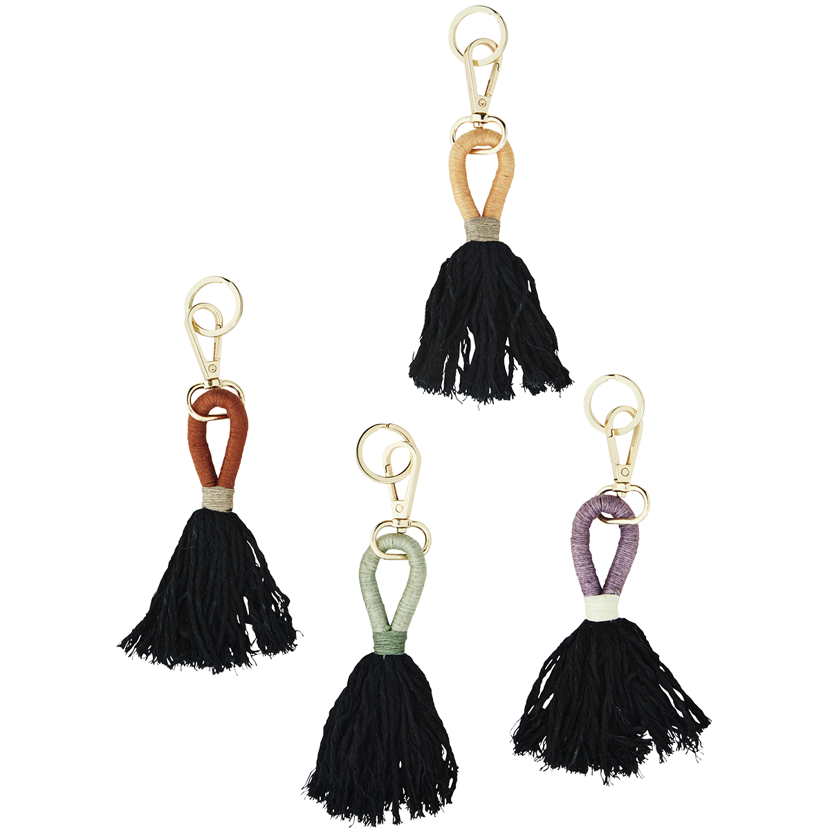 Key hanger w/ tassel Key hanger w/ tassel