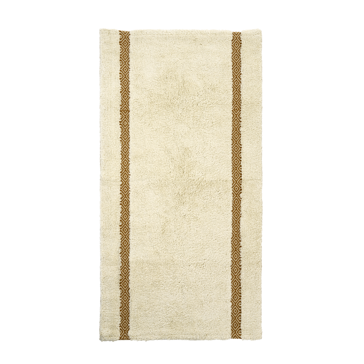 Tufted cotton runner