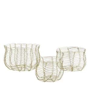 Iron wire baskets