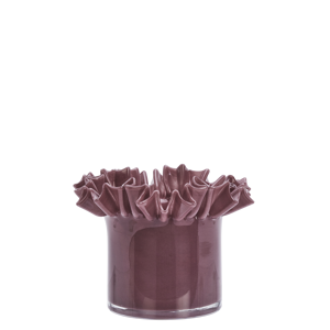 Glass flower pot