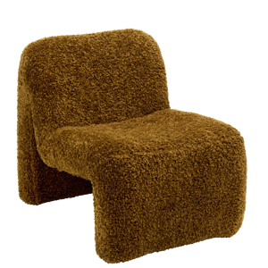 Furry lounge chair
