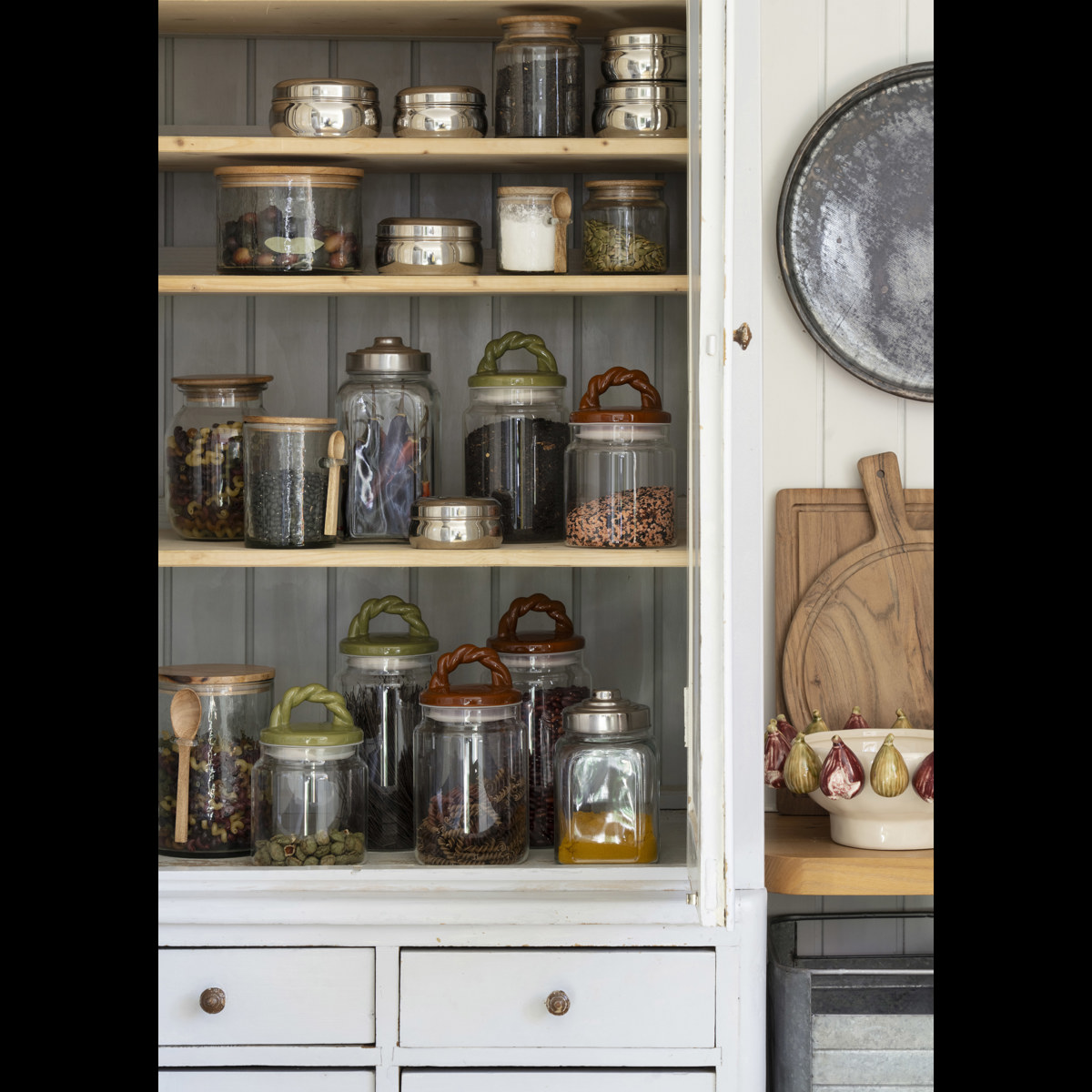 Glass jar w/ ceramic lid