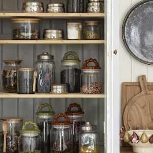 Glass jar w/ ceramic lid