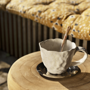 Stoneware serving spoon