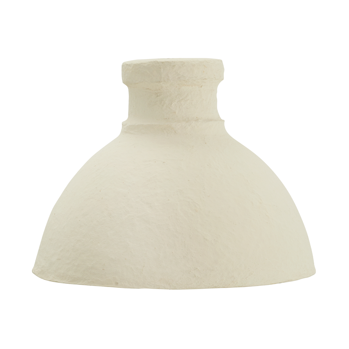 Cotton mache lamp shade