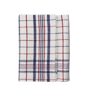 Checked table cloth