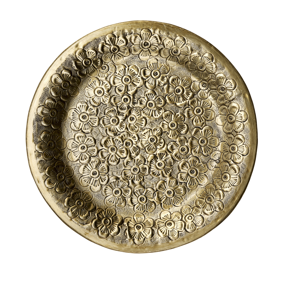 Embossed aluminium tray