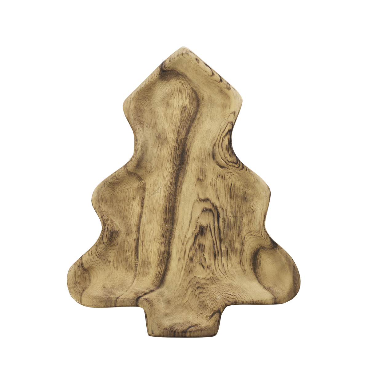 Wooden christmas tree tray