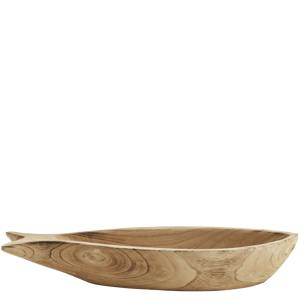 Deep wooden fish tray