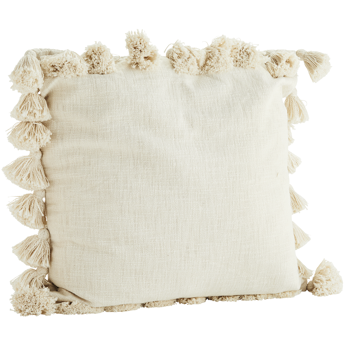 Cushion cover w/ tassels