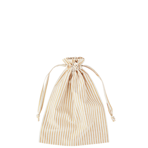 Striped cotton bag