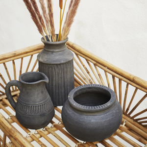 Terracotta vase
