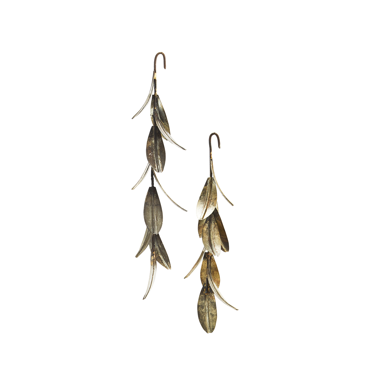 Hanging iron leaves