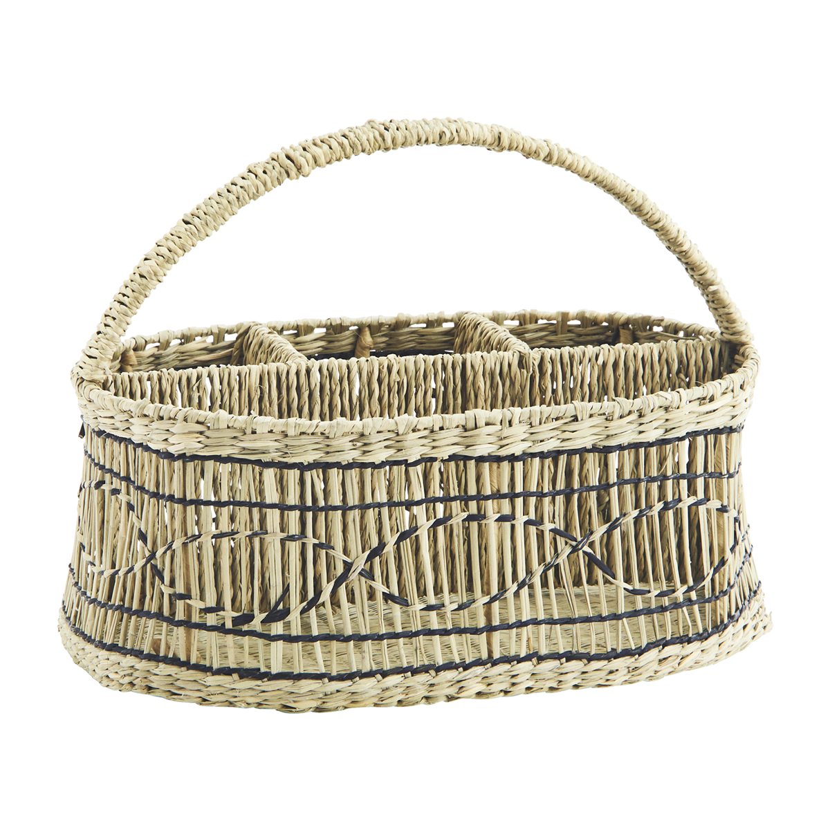 Oval seagrass organizer Oval seagrass organizer