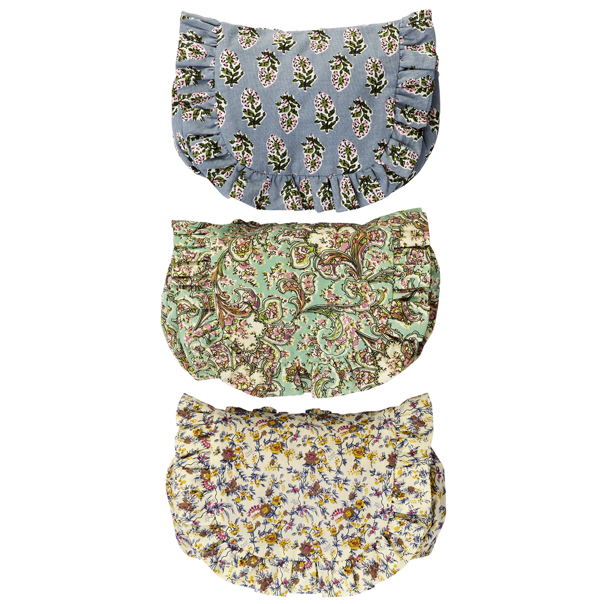 Printed cotton pouch