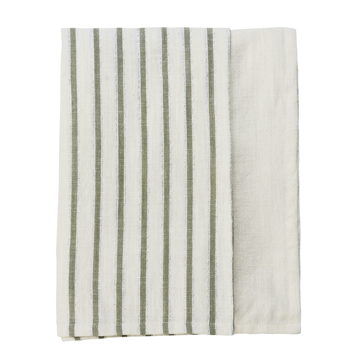 Striped table cloth