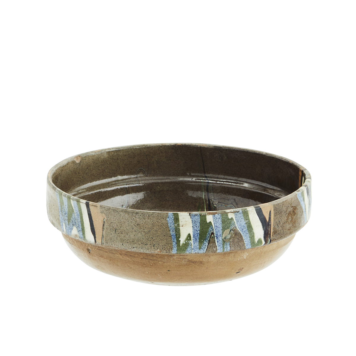 Re-used earthenware bowl