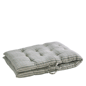 Checked woven cotton mattress