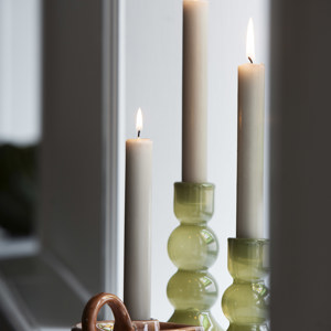 Stoneware candle holder