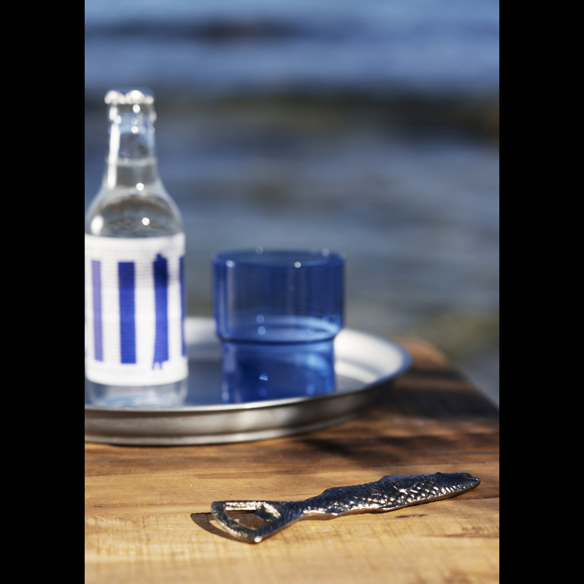 Coloured drinking glass