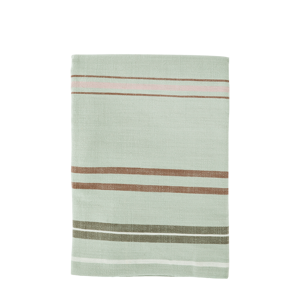 Striped table cloth