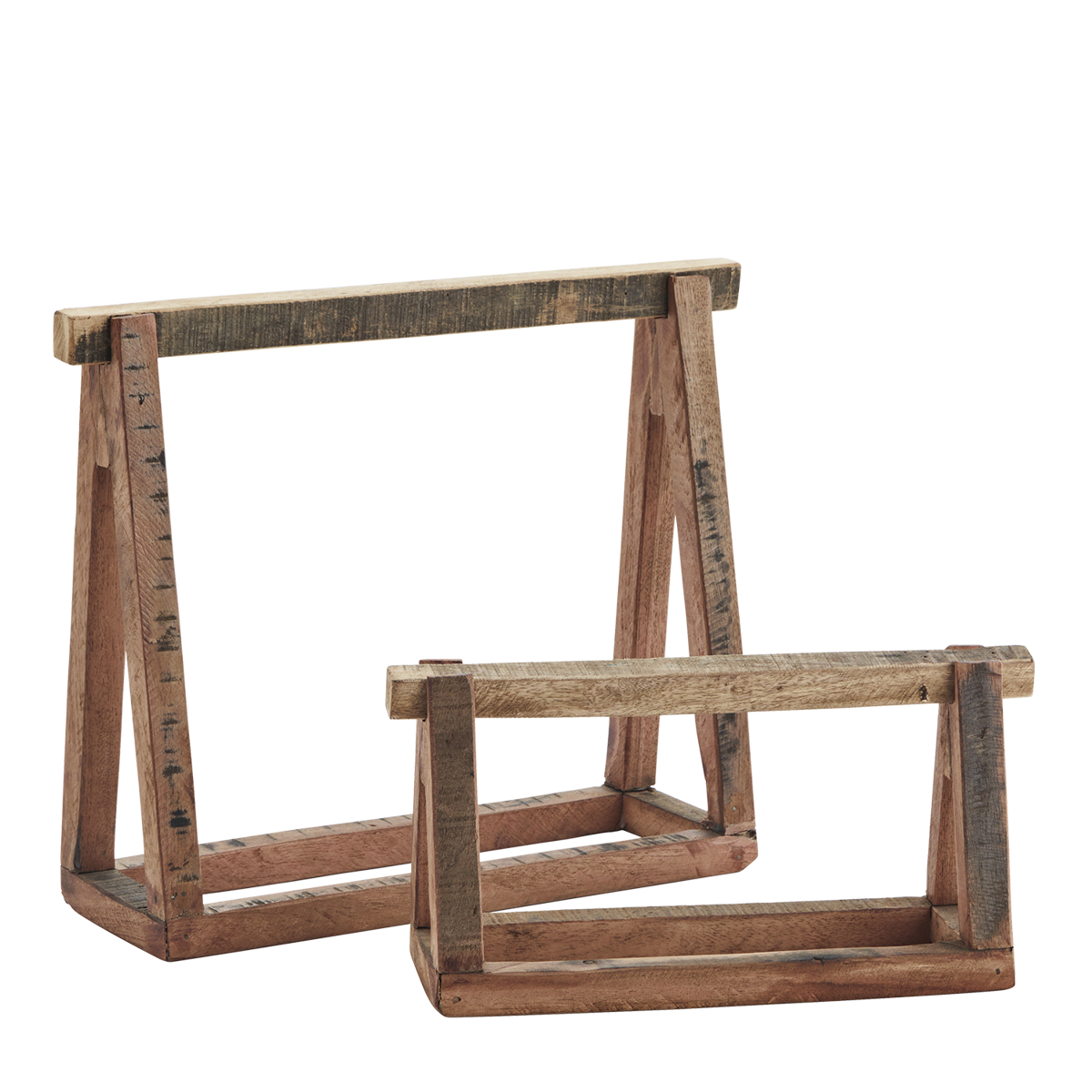 Recycled wooden stands Recycled wooden stands