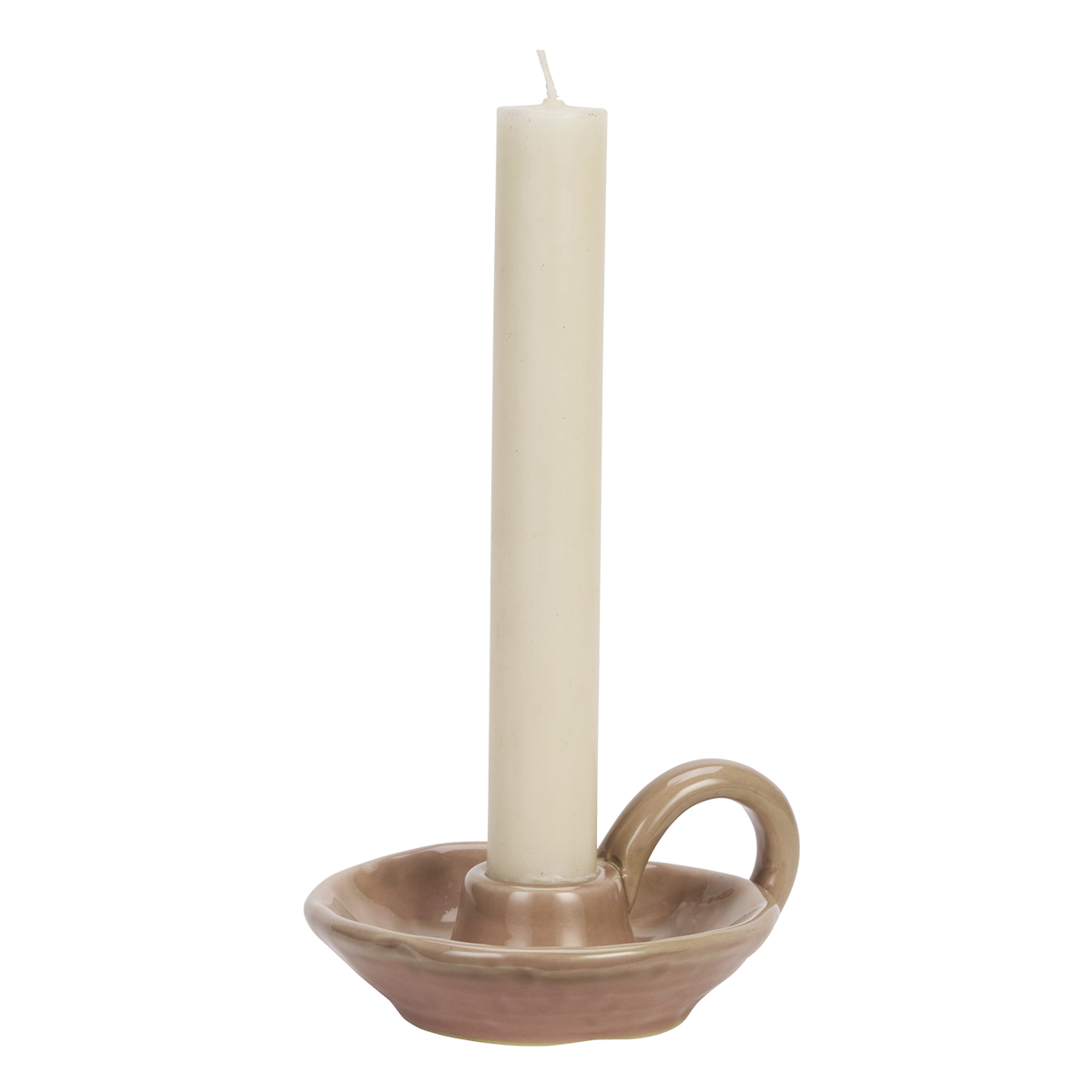 Stoneware candle holder