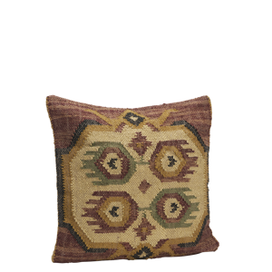 Handwoven jute cushion cover