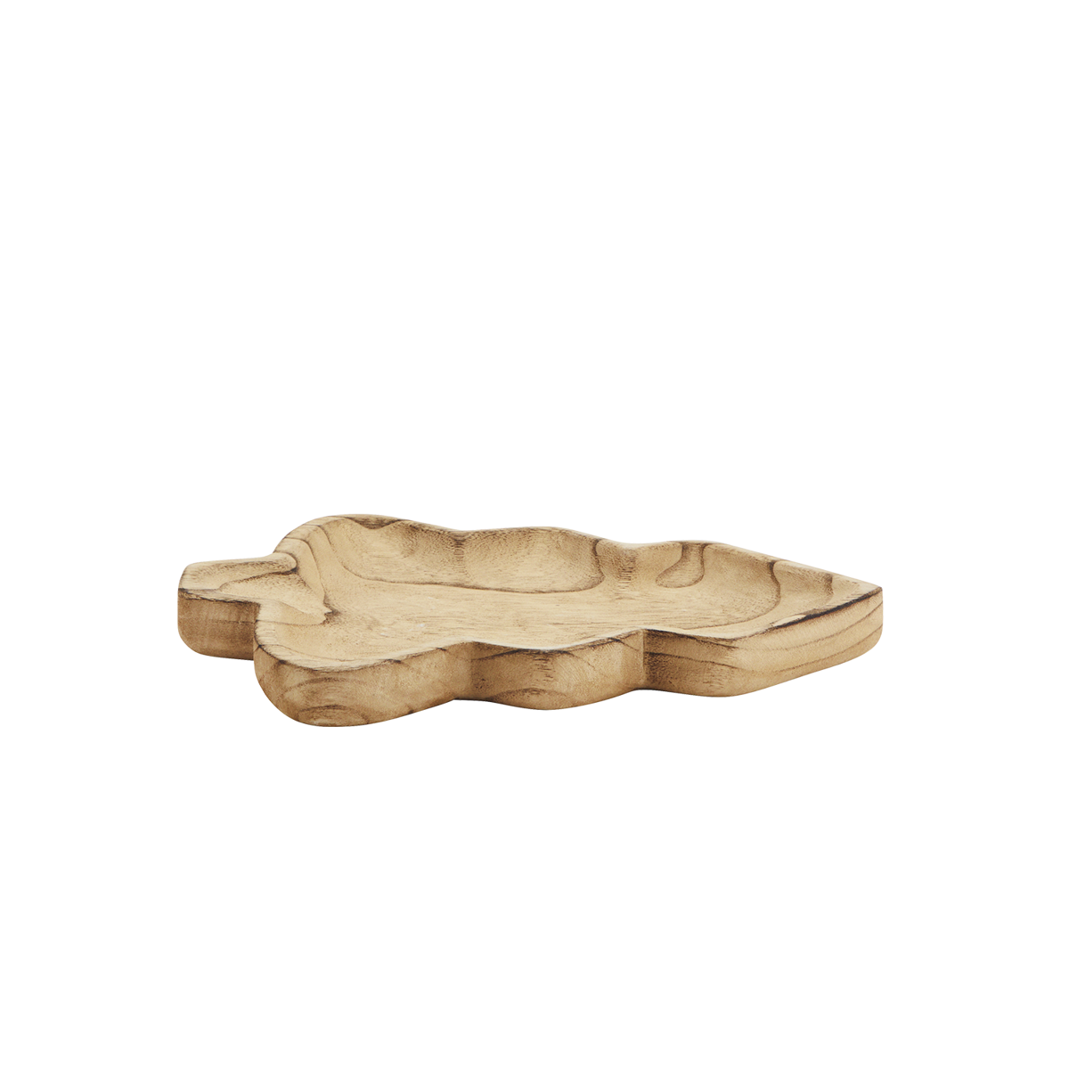 Wooden christmas tree tray