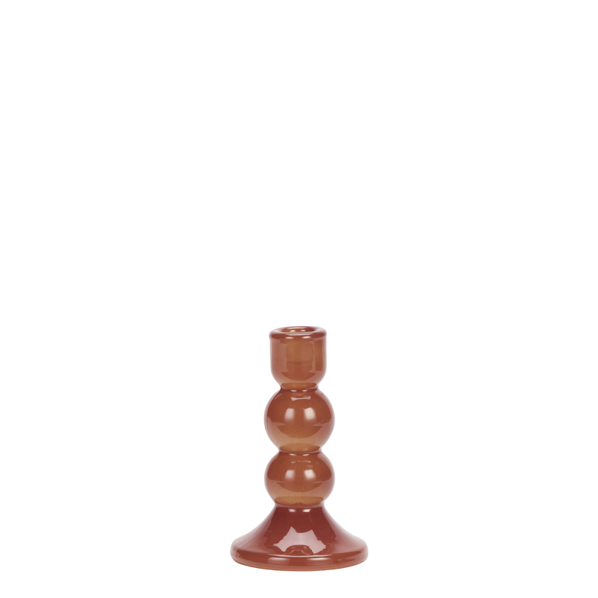 Glass candle holder 