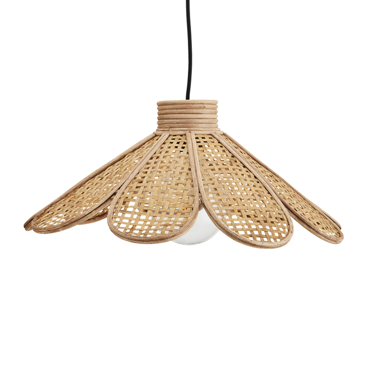 Rattan ceiling lamp