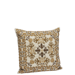 Embroidered cushion cover
