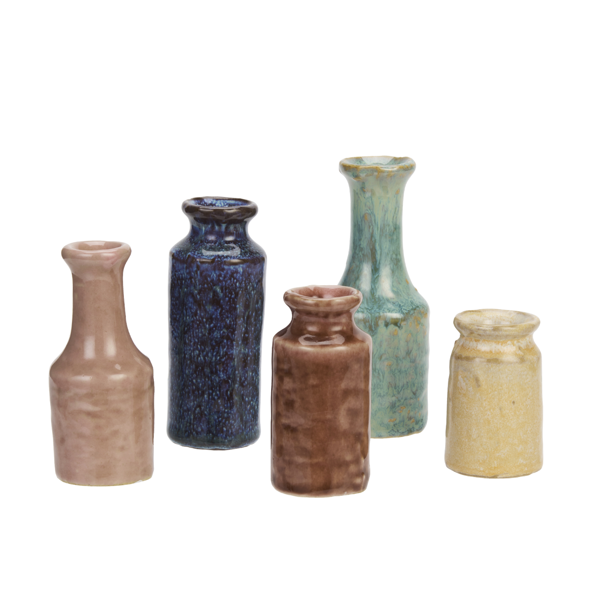 Stoneware mini vases