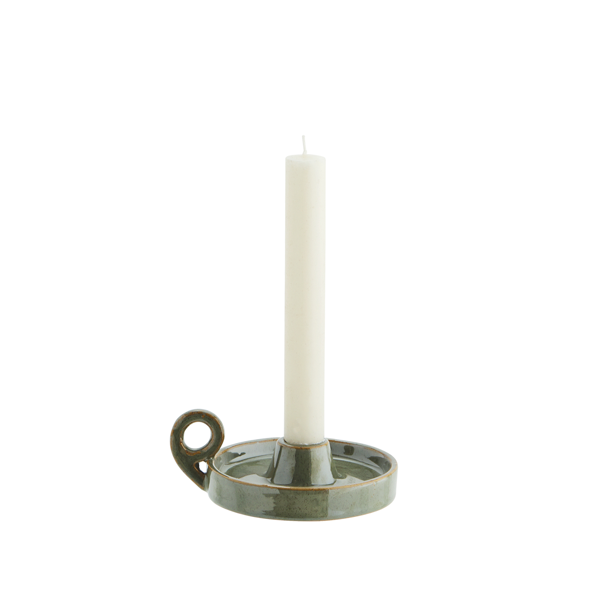 Stoneware candle holder