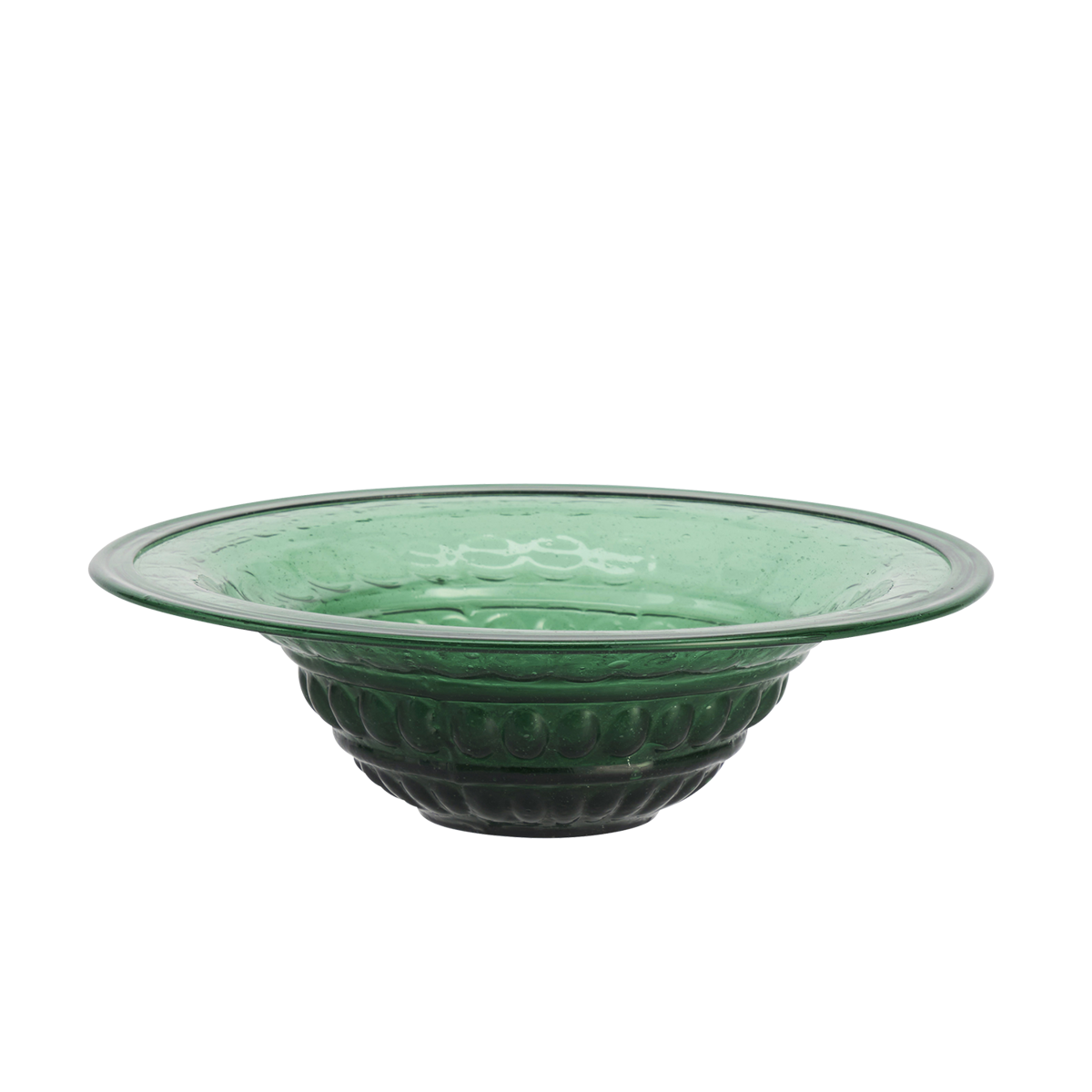 Recycled glass tray