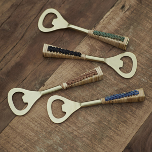 Bottle opener w/ bamboo