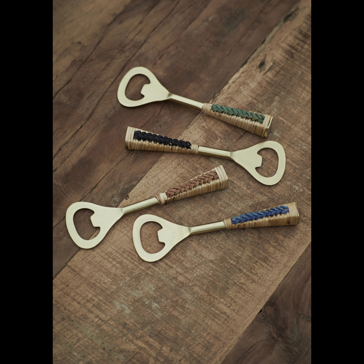 Bottle opener w/ bamboo Bottle opener w/ bamboo