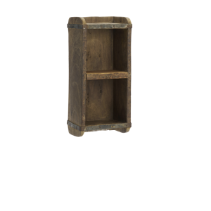 Up-cycled brick mould shelf