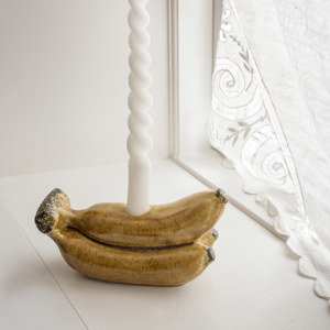 Banana candle holder