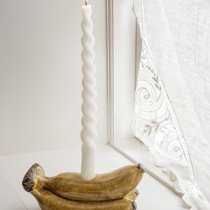 Banana candle holder