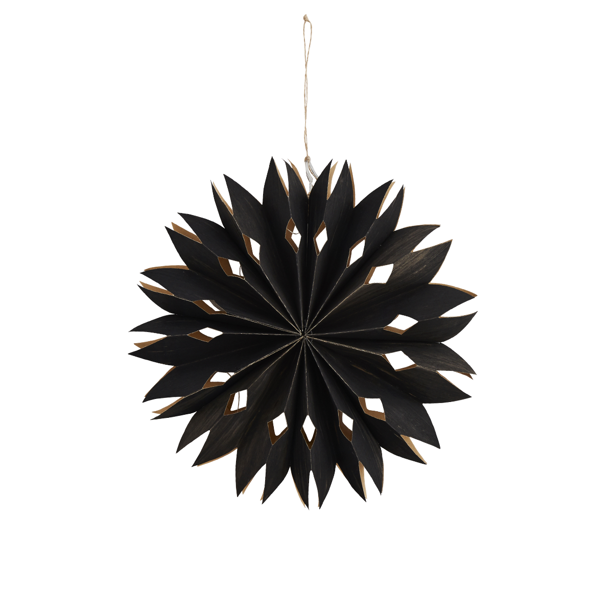 Veneer paper star w/ lights Veneer paper star w/ lights